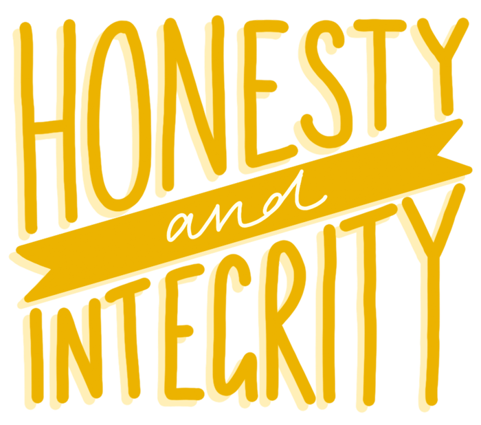 Arch value graphic: honesty and Intergrity