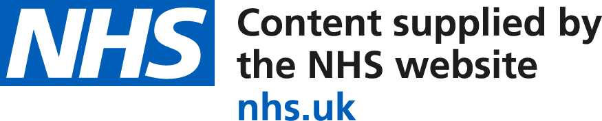 Badge to inform that content is supplied by the NHS