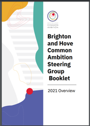 Front cover of the Common Ambition Steering Group booklet 2021